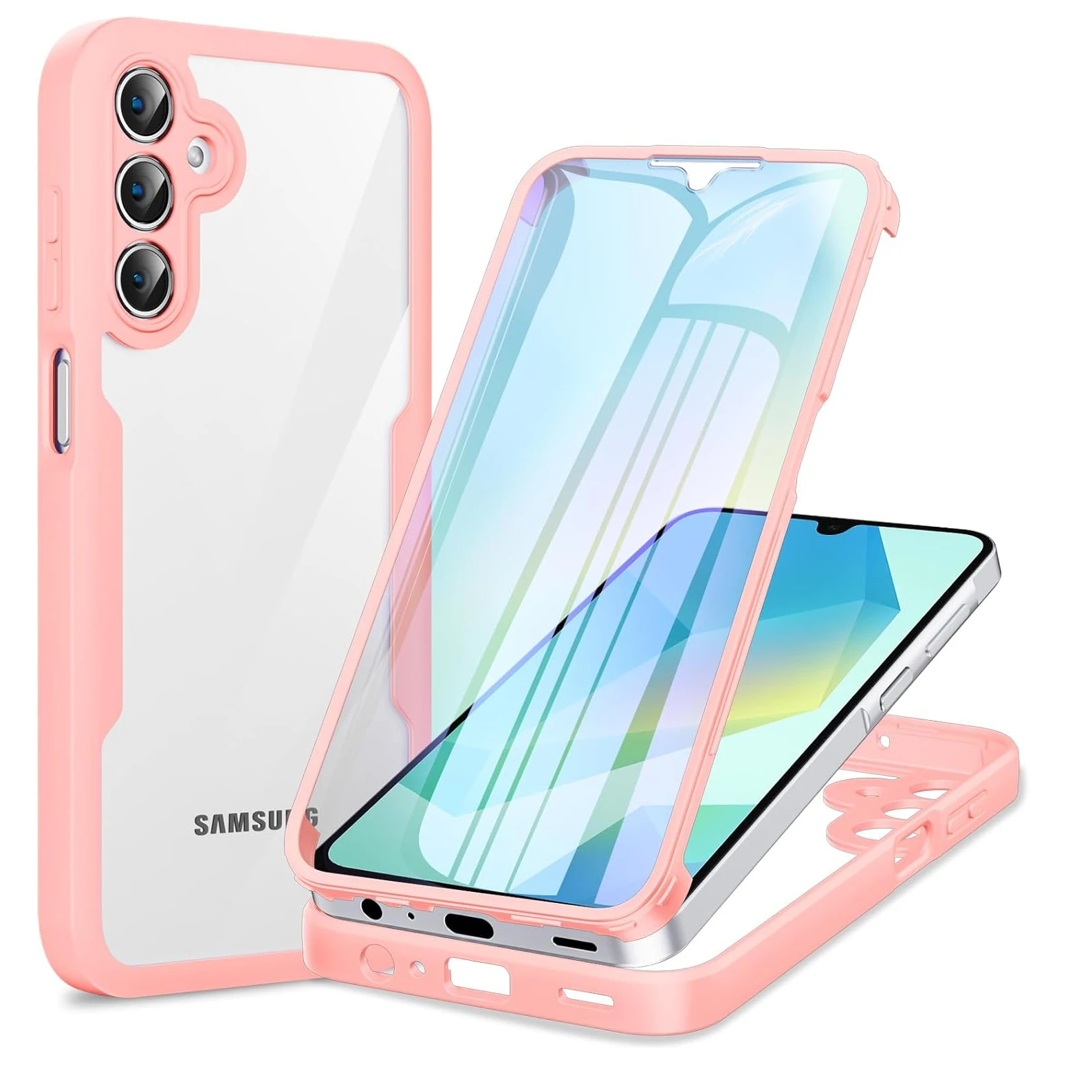 Vollständiger Körperschutz Hülle für Samsung Galaxy A57 A37 A27 A17 5G A56 A36 A26 A16 5G A55 A35 A25 Schutzhülle Funda Coque Capa