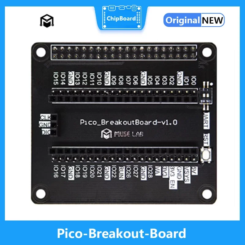 

Плата расширения Raspberry Pi Pico Расширение Pico-PMOD Встроенный отладчик DAPLink/интерфейс SWD/последовательный порт/стандартный разъем PMOD