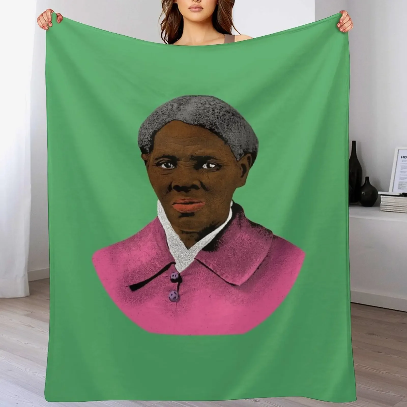 Harriet Tubman Throw Blanket warm winter Bed Fashionable Retros Blankets