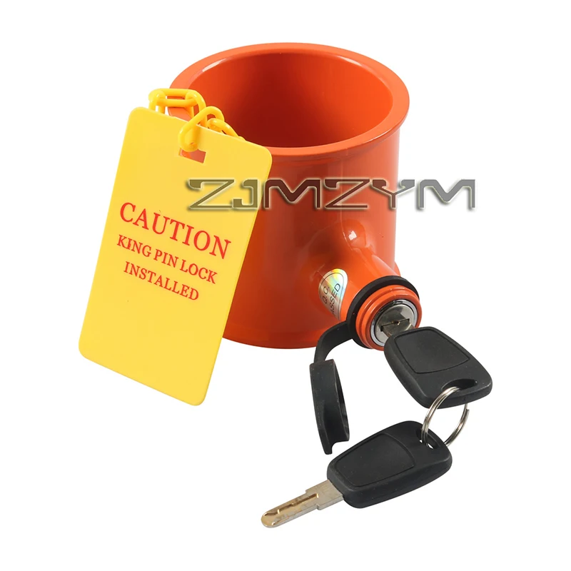 

Anti Theft For Vehicles King Pin Lock Trailer Security Anti-Theft Trailer Lock King Pin Lock for RVs Trucks Trailers with 2 Keys