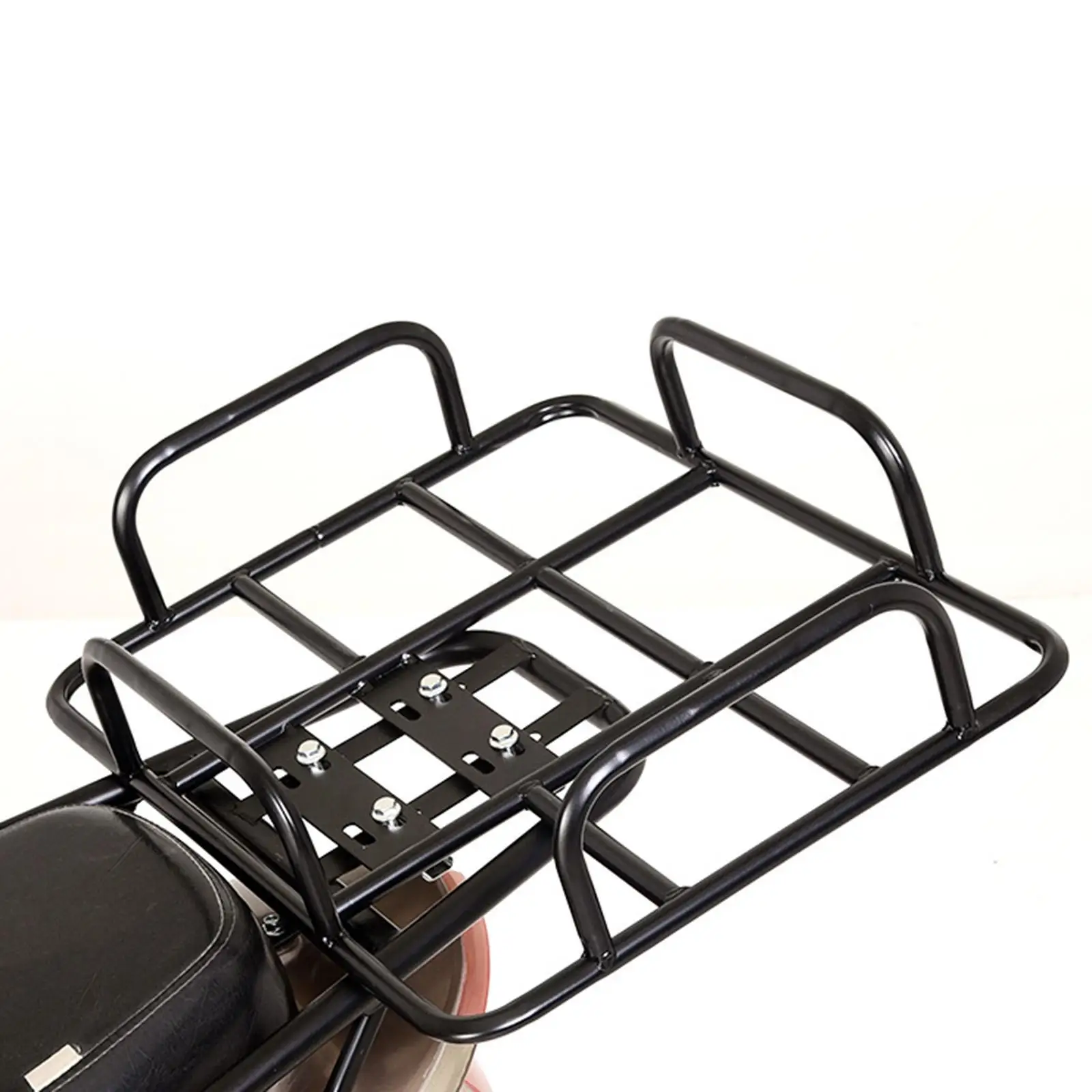 

Food Delivery Box Rack Rear Grille Seamless Steel Tube Universal for Motorcycle Electric Bicycle Takeaway Delivery Rack