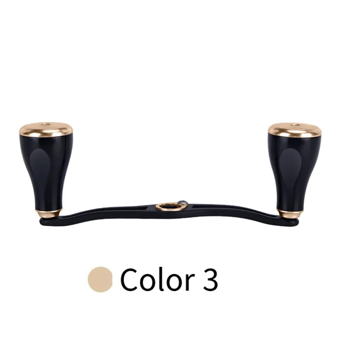 Abgn carretel de pesca alça liga de alumínio duplo balancim carretel de pesca balancim estendido cor no. 3