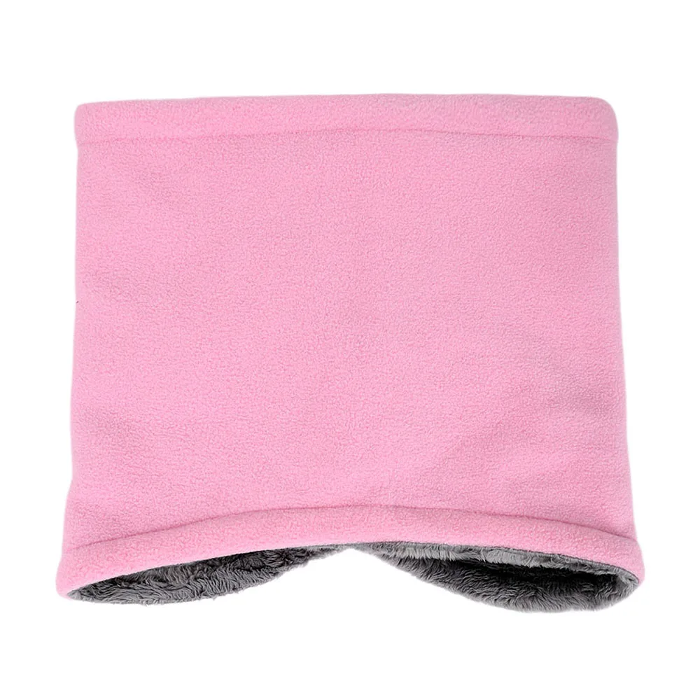 Зимний теплый плюшевый флисовый шарф для девочек, детские гетры для девочек, женский шарф с воротником, глушитель, детские шарфы выше 8 лет для девочек