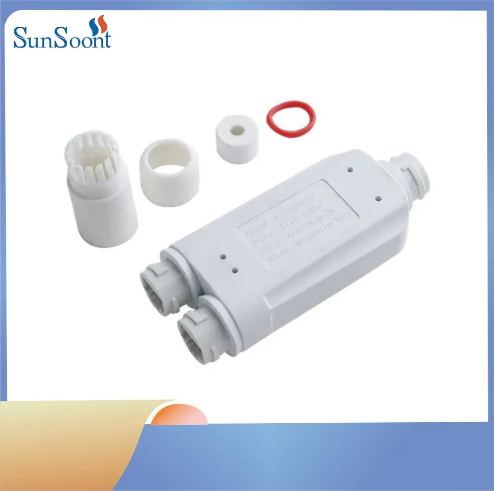 2 포트 방수 POE 리피터 IP55 10/100Mbps PoE 스위치 카메라용 48V 실외용 IEEE802.3af/at 1~2 PoE 익스텐더