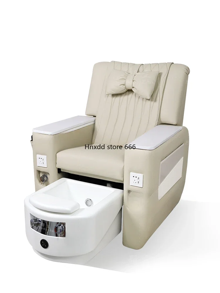 Foot and eyelash beauty Foot recliner Massage bed Electric integrated