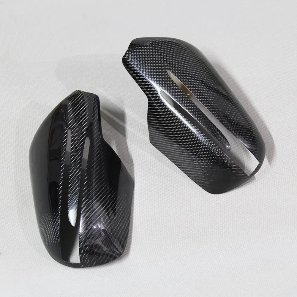 Car Rearview Mirror Decoration real carbon fiber modified mirror shell cover For Mercedes-Benz CLS W219 cover paste style image 2