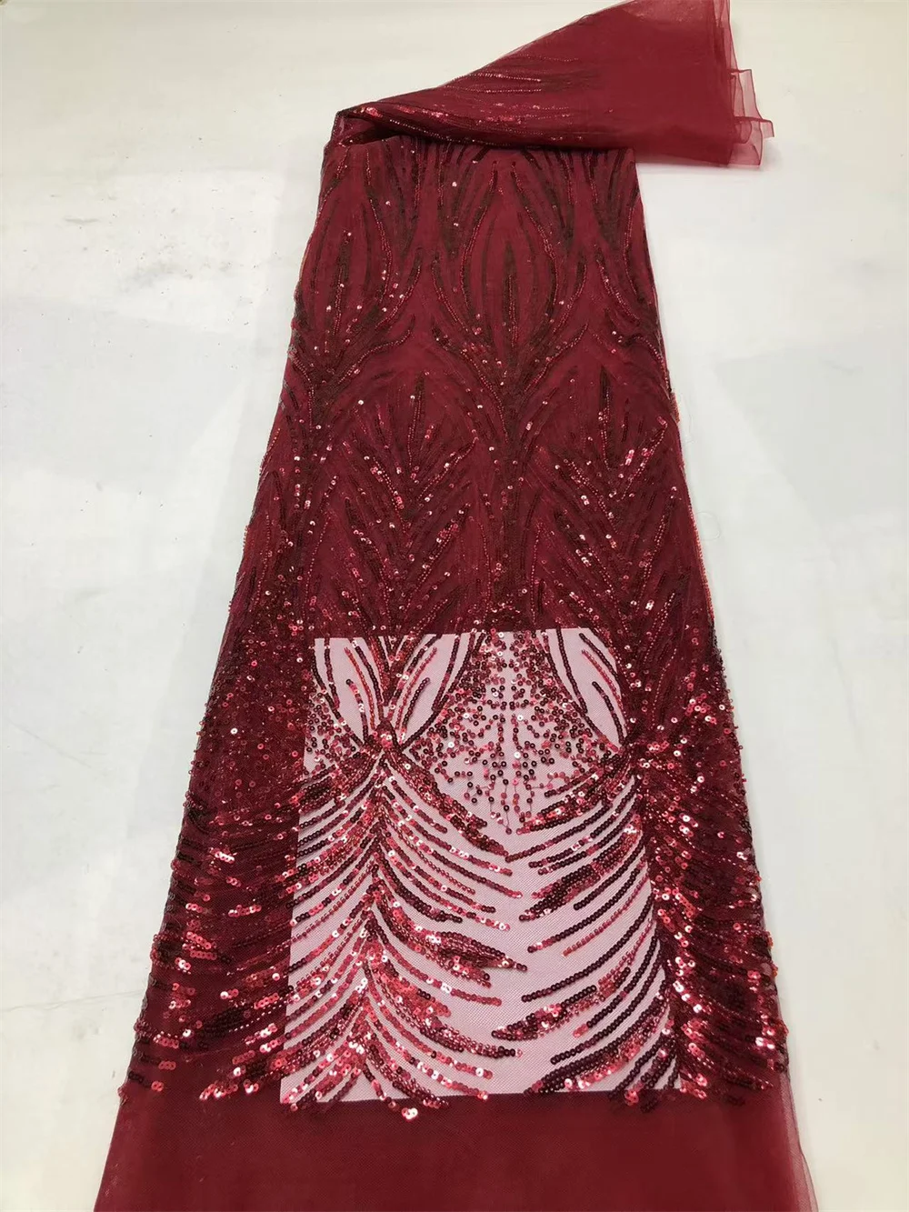 

Элитная ткань с пайетками и кружевом 2026: высококачественное французское африканское сетчатое кружево, нигерийская вышитая ткань для свадебных торжеств