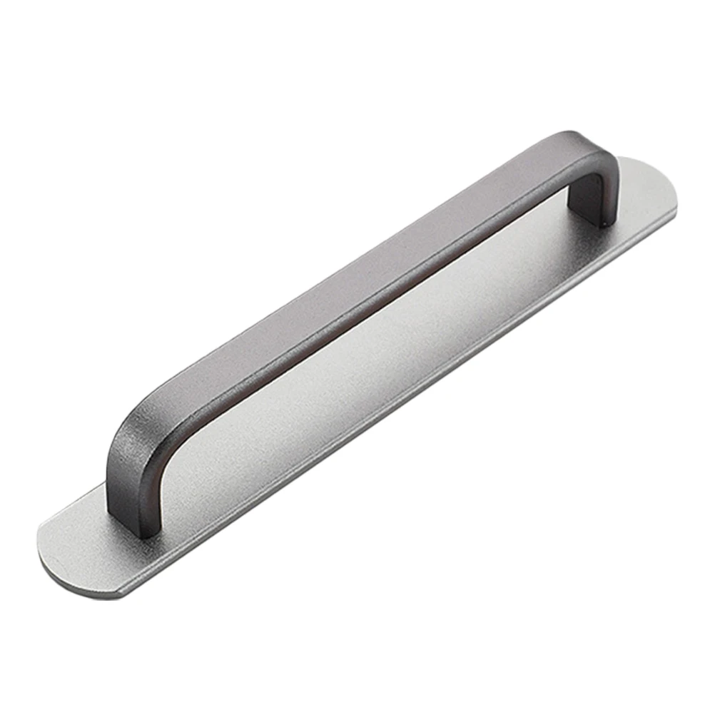 

Aluminum Alloy No Punch Sliding Wardrobe Cupboard Closet Pulls Durable Anti-Rust Modern Hardware Handles For Sliding Door