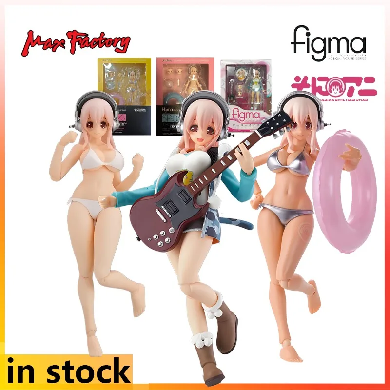 

Max Factory Figma Finished Product Exquisite Doll Model Toy Super Sonico Anime Characters Movable Dolls Holiday Gifts for Friend