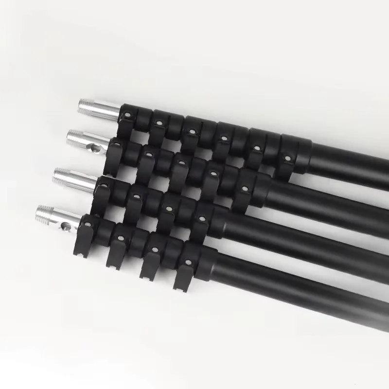 Lightweight Carbon Fiber Window Cleaning Rod 30 '35' Extensible Handle Plexiglass Microfiber Water Cleaning Rod