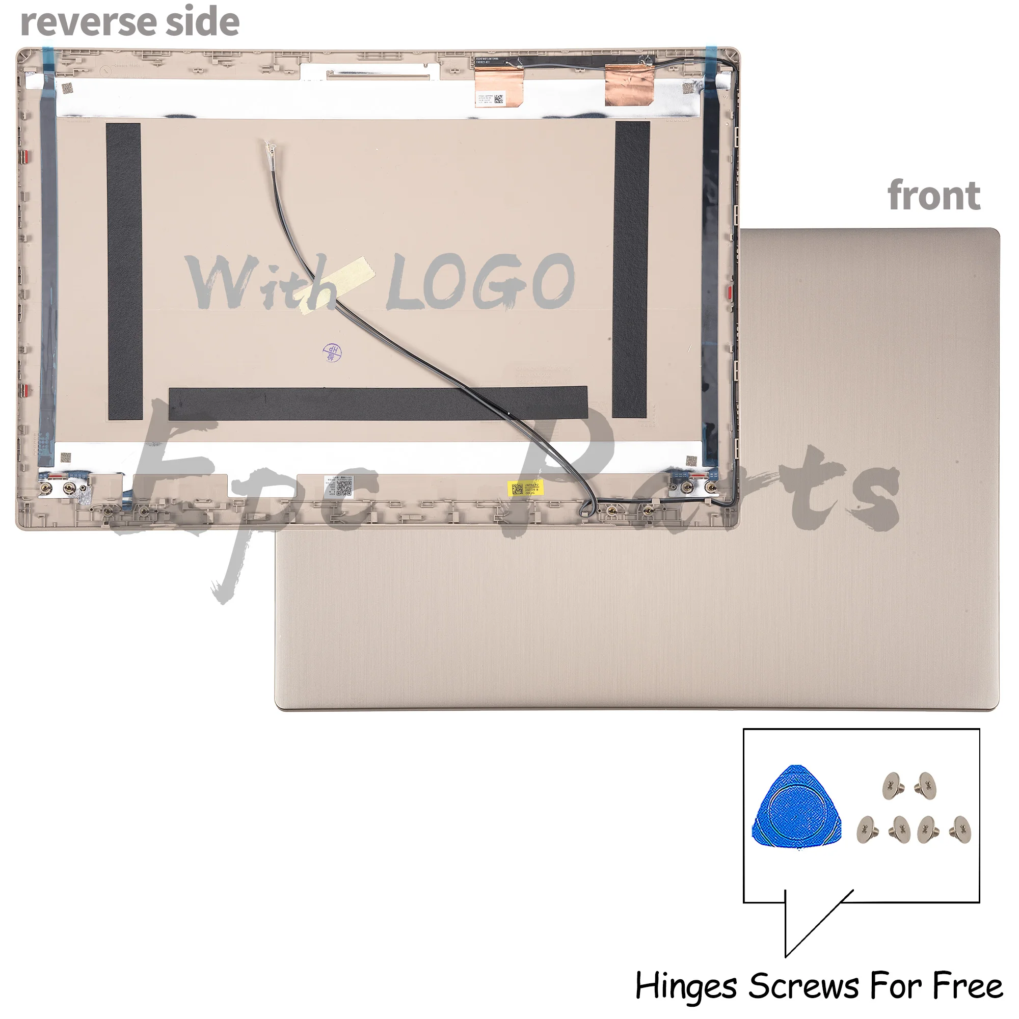 Epc Parts For IdeaPad 3-15IIL05 3-15ARE05 3-15IML05 3-15ITL05 GS552 LCD Back Cover Bezel Hinges Palmrest Bottom Repair Sand