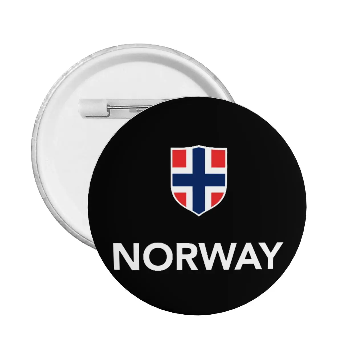 Norway Flag Pin Badge Norwegian Flag Hats Pinback Buttons Brooches Girlfriend Gift