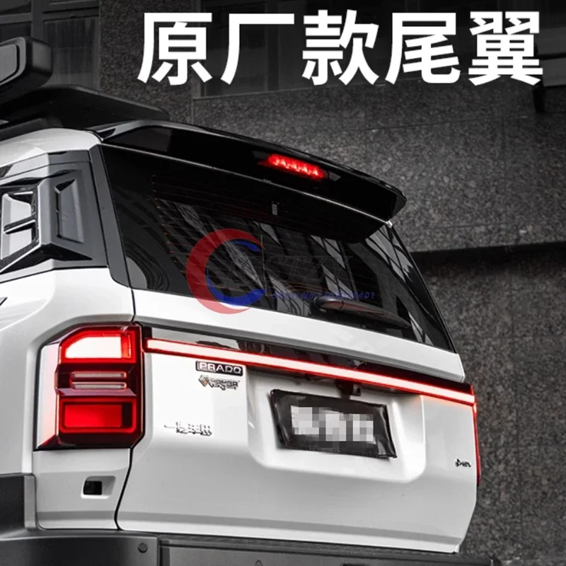 for Toyota Land Cruiser Prado J250 LC250 2024+ ABS Rear Original Car Replacement Enlarged Sports Spoiler Top Wing Enhanced Aero