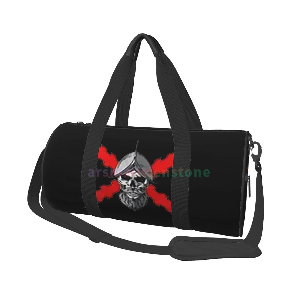 Pure Color Dad Hats Skull Soldier Yoga Bag Workout Durable Backpack Handbags Round Outdoor Fitness Bags Travel Duffle Bag