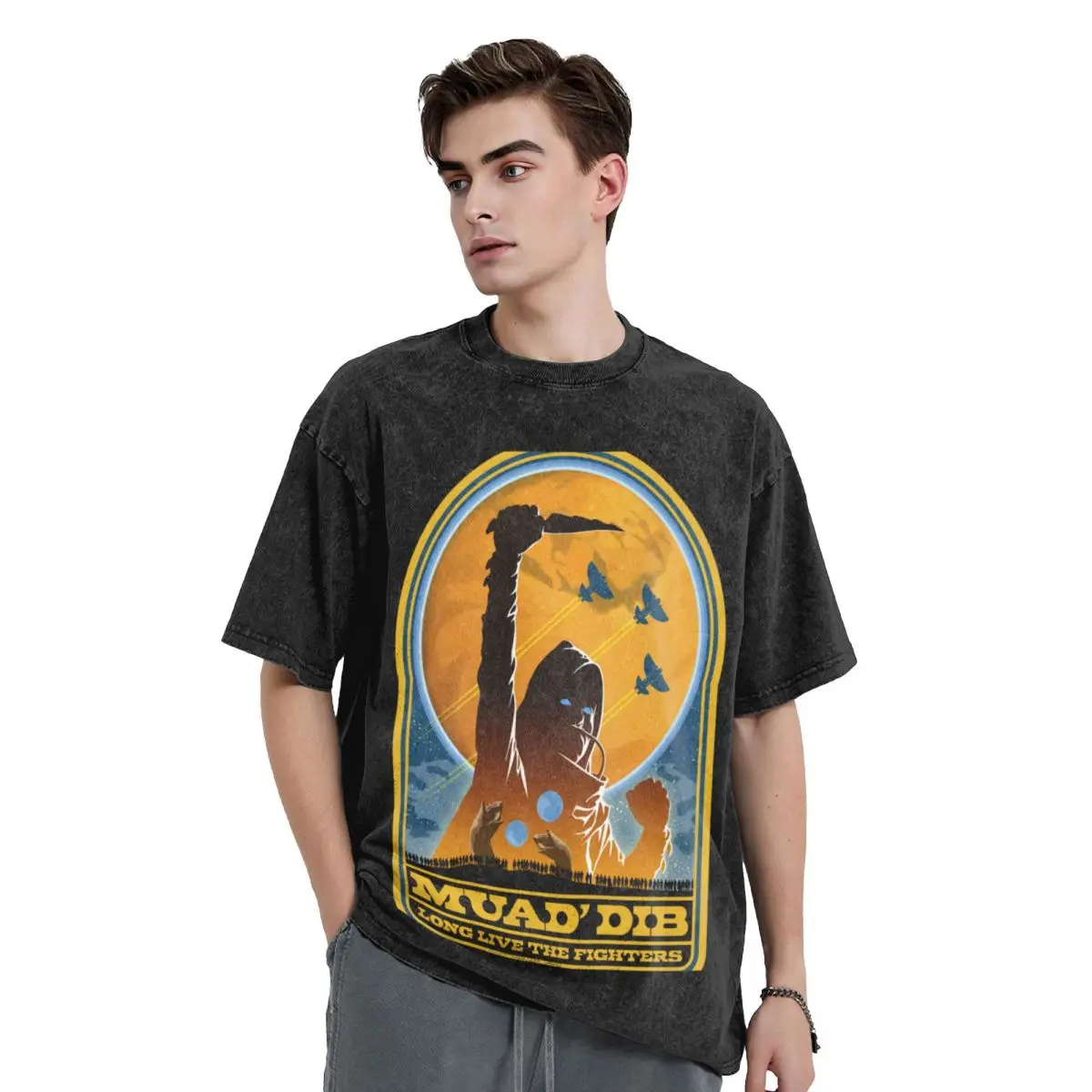 

Dune MUAD' DIB T-Shirt oversized t shirt sports fans korean fashion mens graphic t-shirts anime