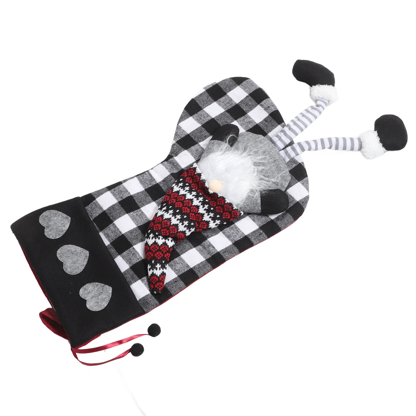 

Christmas Stocking Ornaments Hanging Stockings Storage Big Tree Candy Bags Fireplace Party Sock Cotton Socks