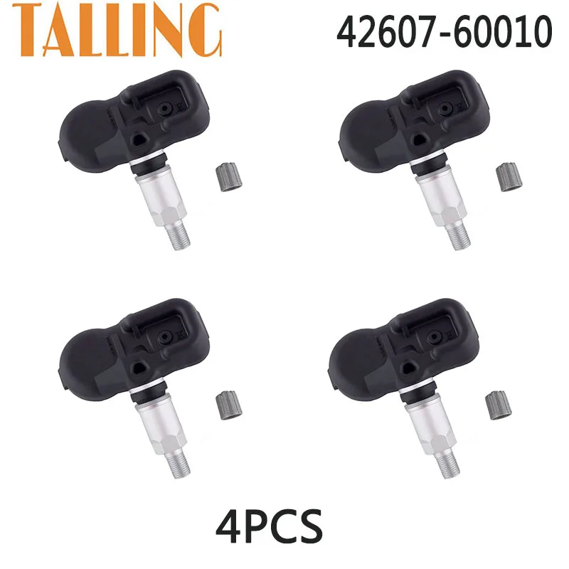 42607-60010 4Pcs TPMS Tire Pressure Sensor for Toyota C-HR CHR Camry LE XLE Land Cruiser Avalon Rav4 Lexus LX570 LS500h RX450h