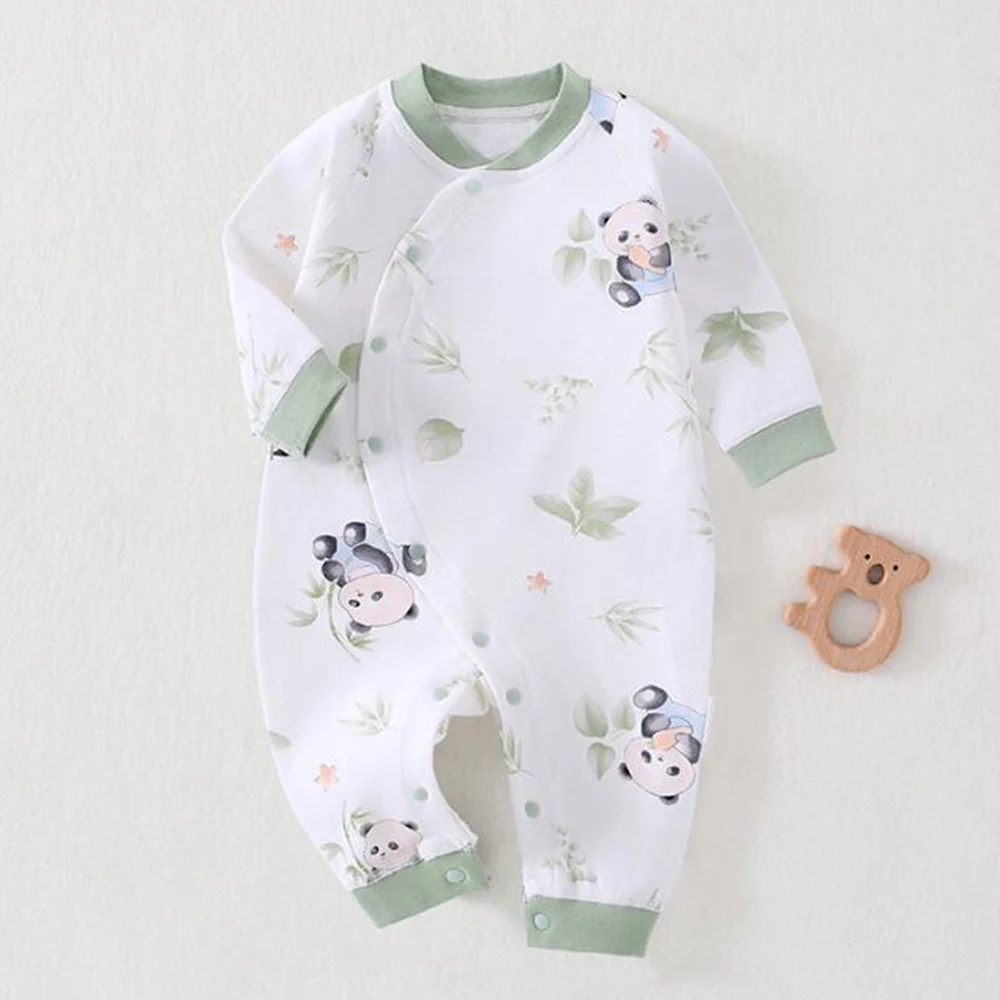 Newborn Girl Clothes Baby Onesies Long Sleeve Combed Cotton Spring Autumn Baby Jumpsuit Unisex Infant Boy Rompers