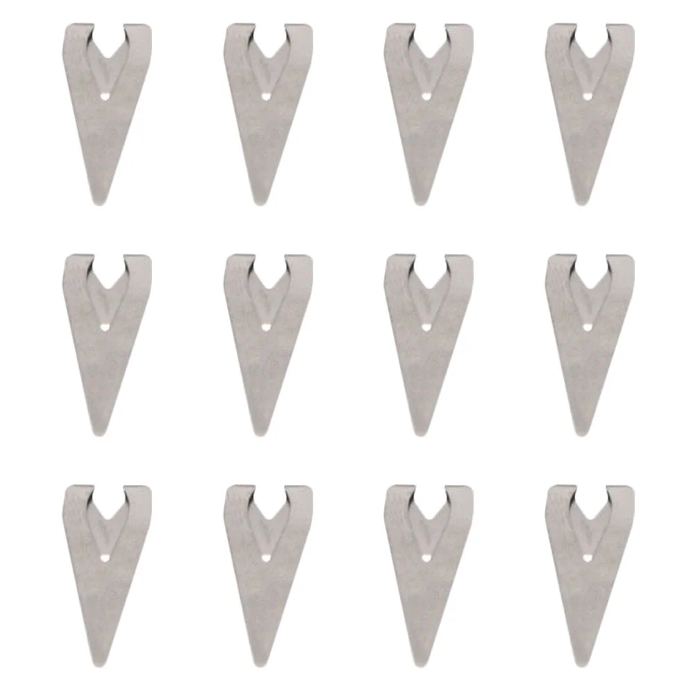 12 Pcs Metal Bookmark Holder Distinctive Bookmarks Retro Label Clips DIY Stainless Steel Planner