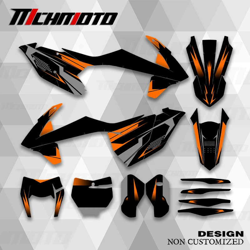 

MCHMFG для KTM 2017 2018 2019 EXC 2016 2017 2018 SXF новый стиль графические наклейки наборы наклеек