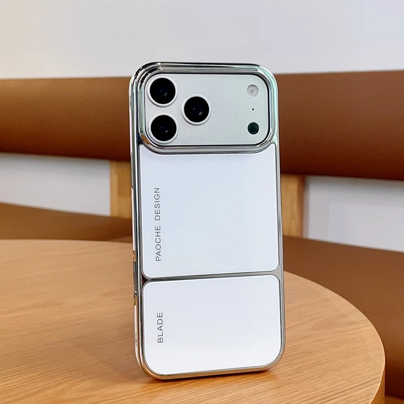 Refined Electroplating Inside Magnetic Phone Case For iPhone 18 17 16 Pro Max High Quality Hard Edge Protect For Magsafe Cover