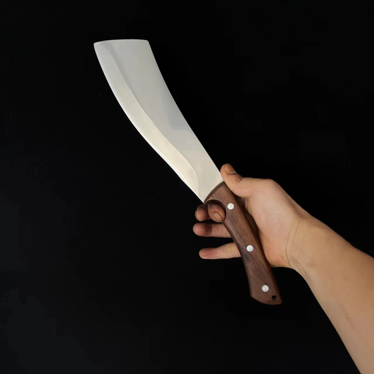 8 Inch Wood Chopper Knife BG42 Aviation Special Steel Blade Sharp Machete Hatchet Chop Cleaver Handmade Longquan Kitchen Knives
