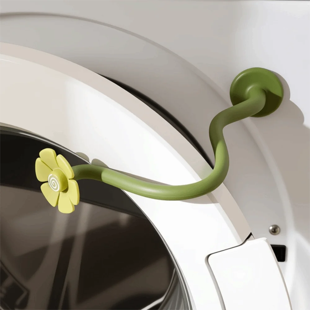 Magnetic Base Washing Machine Door Stopper Support Frame Flower Ventilation Buckle Front Load Machine Prop Removable