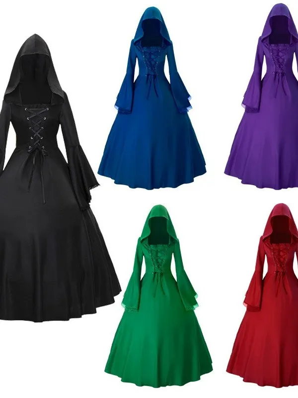 

Halloween Women's Dress Party Gown Spooky Seasonal Fashionable Women's Clothing One-Piece Dress for Halloween Parties