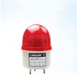 Luz de señal luces de advertencia LED alarma de seguridad intermitente luz intermitente lámpara de advertencia LED-2071 12V 24V 220V sin zumbador