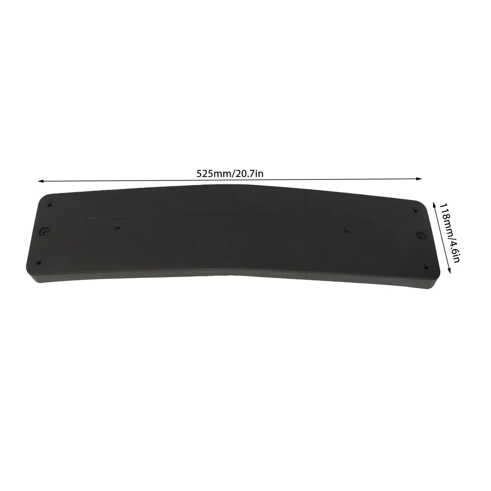 Kennzeichenhalter für die vordere Stoßstange 2048173278 Ersatz für Mercedes-Benz C-Klasse W204 AMG-Sport 2011 bis 2013 – Detail 7