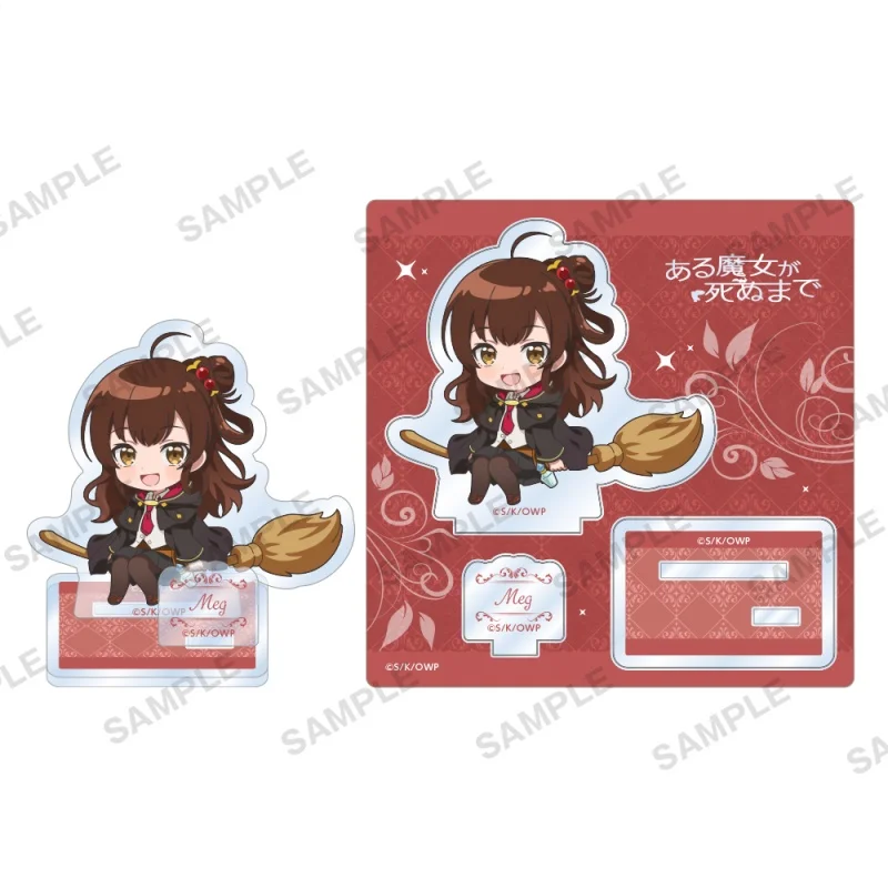 Once Upon a Witch's Death ANIME 10CM Meg Raspberry Faust Chibi Acrylic Standee Figure Desktop ornament keychain
