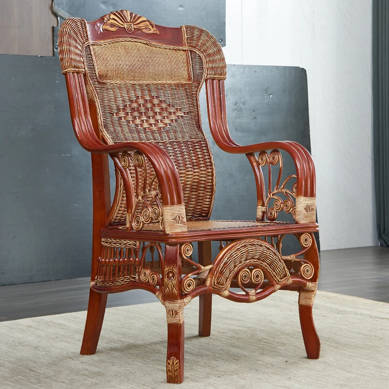 

Outdoor Furniture Garden Rocking Chair Massage Waterproof Bamboo Garden Decorative Chair