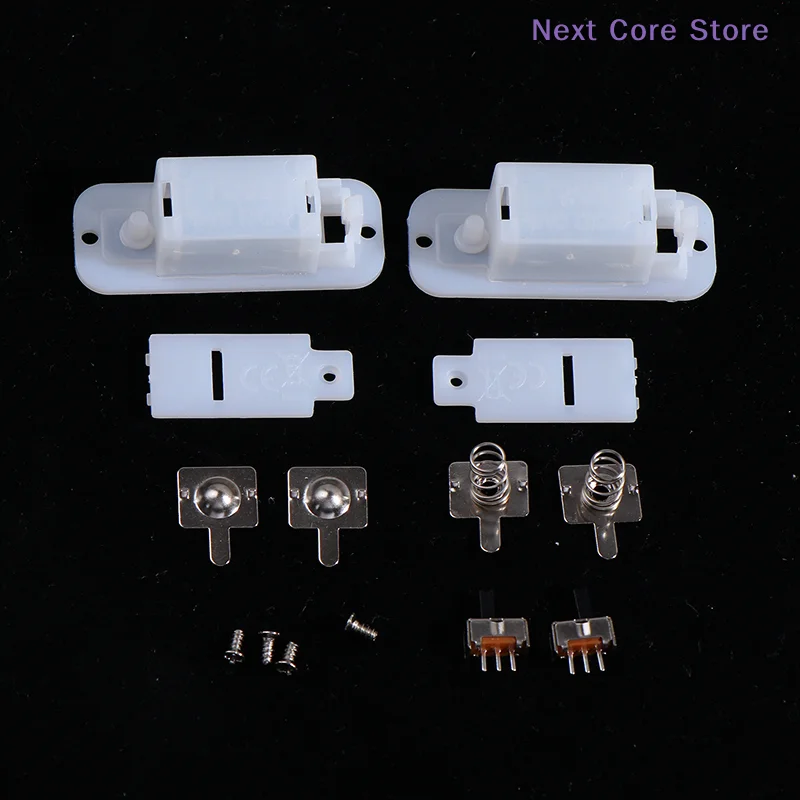[NC]10Set AG13/LR44 Battery Case With Switch Button Battery Case 3V 4.5V Gift Player Battery Compartment Without Battery[NC]