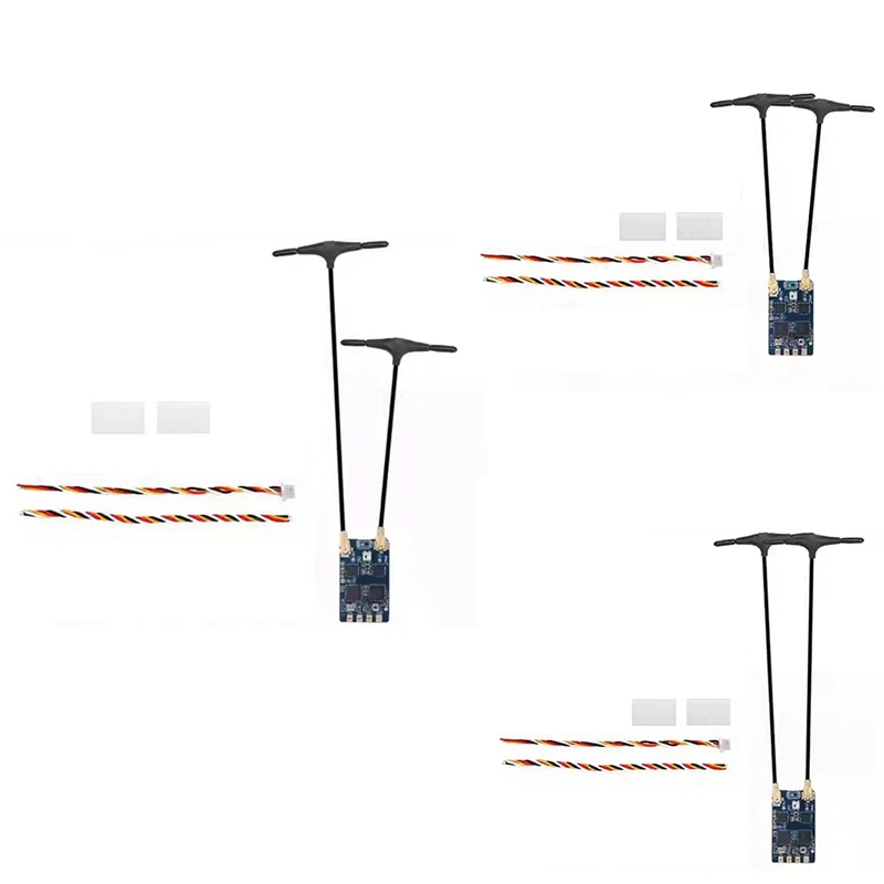 

ELRS 2.4Ghz Dual Core RX Diversity Receiver ESP32+TCXO FPV Nano RX For RC Airplane FPV Long Range DIY Parts 90Mm*2