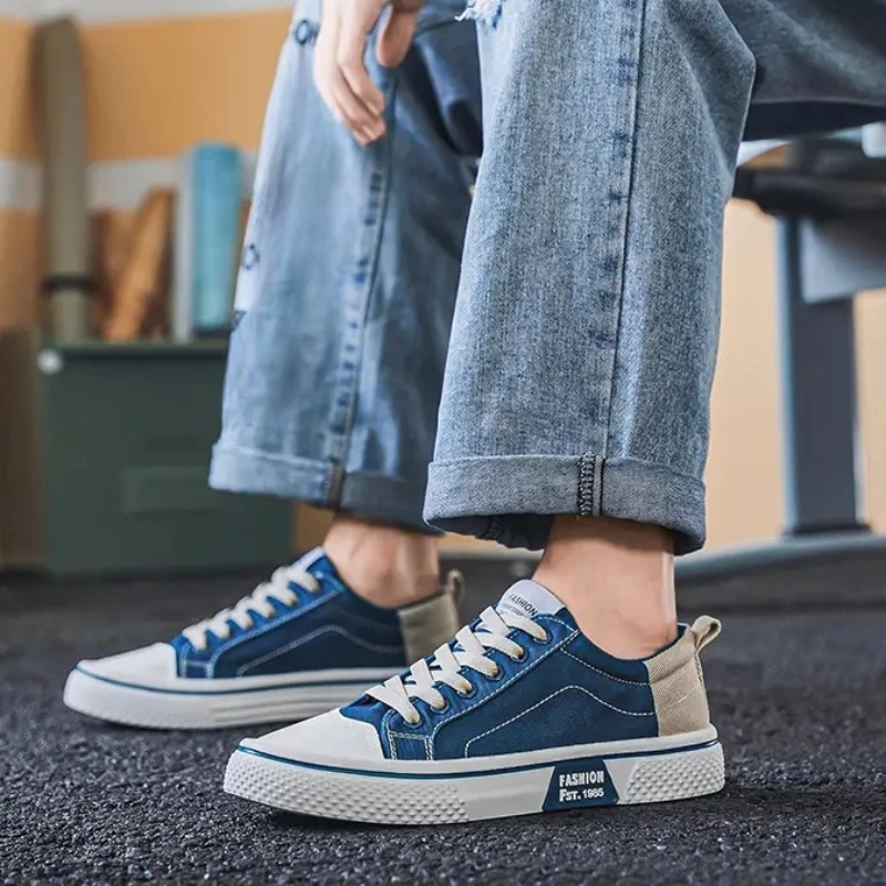 2025 дышащая мужская обувь, туфли с сеткой, повседневная спортивная обувь на мягкой подошве, молодежные трендовые кроссовки, парусиновая обувь без шнуровки