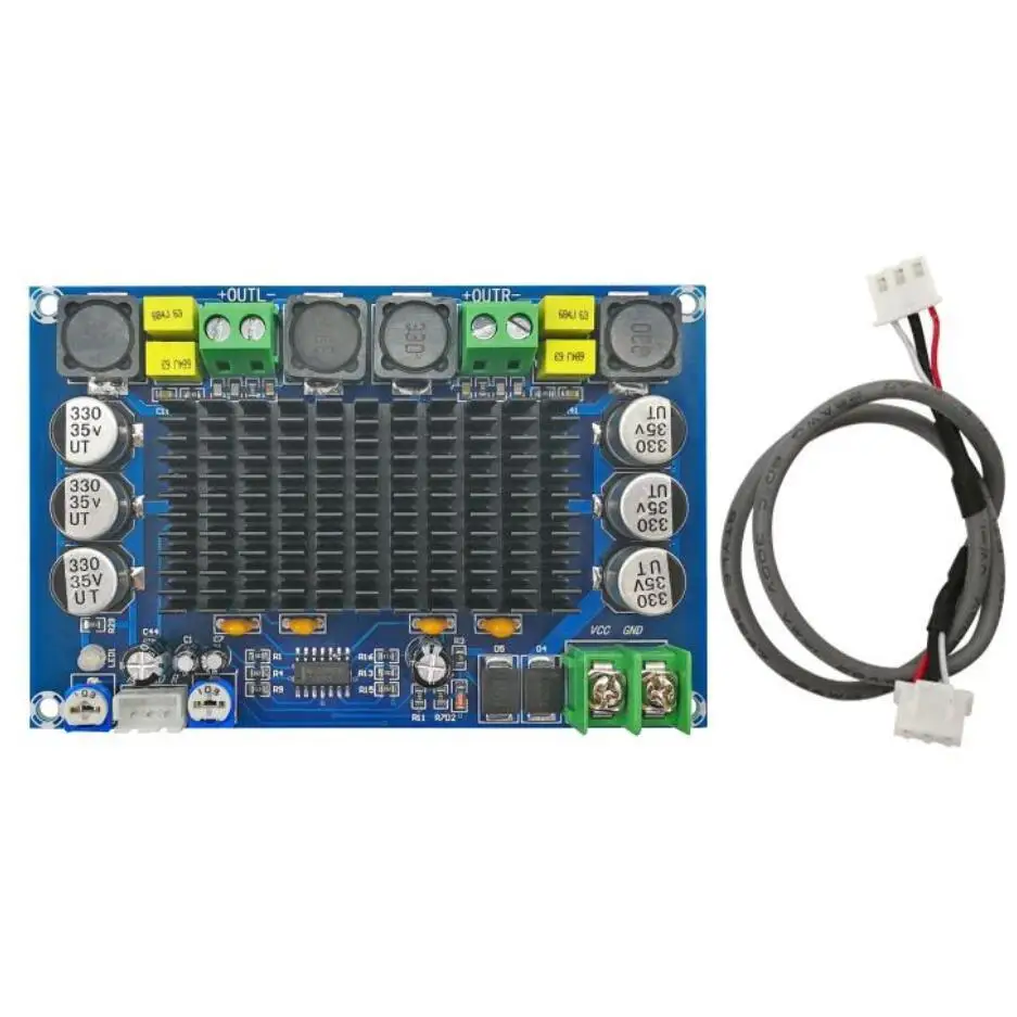 5pcs 150W * 2 digital power amplifier board dual channel TPA3116D2 high power dual chip with stage amplifier XH-M569