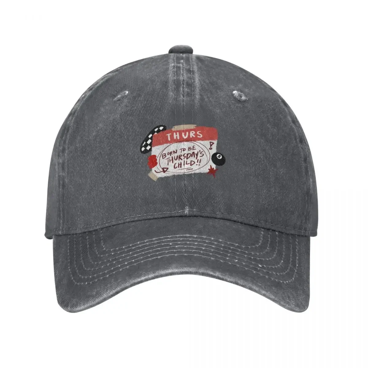 Gorra de béisbol, gorra deportiva, gorra de caballo, gorra de té, sombrero derby, sombreros para hombre y mujer, modelo 'Thursdays Child' con gran potencial.