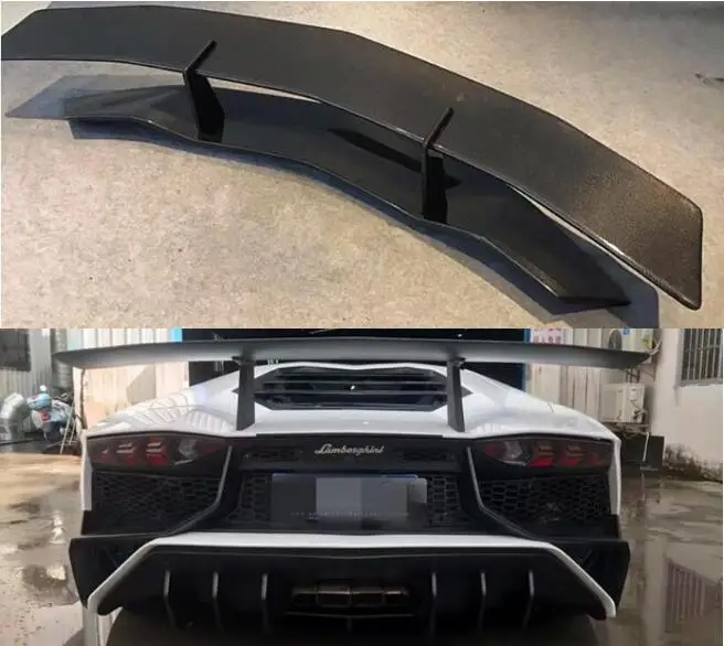 

Real Forging Carbon Fiber Car Rear Wing Trunk Lip Spoiler For Lamborghini Aventador LP700 LP720 LP750 2011-2019