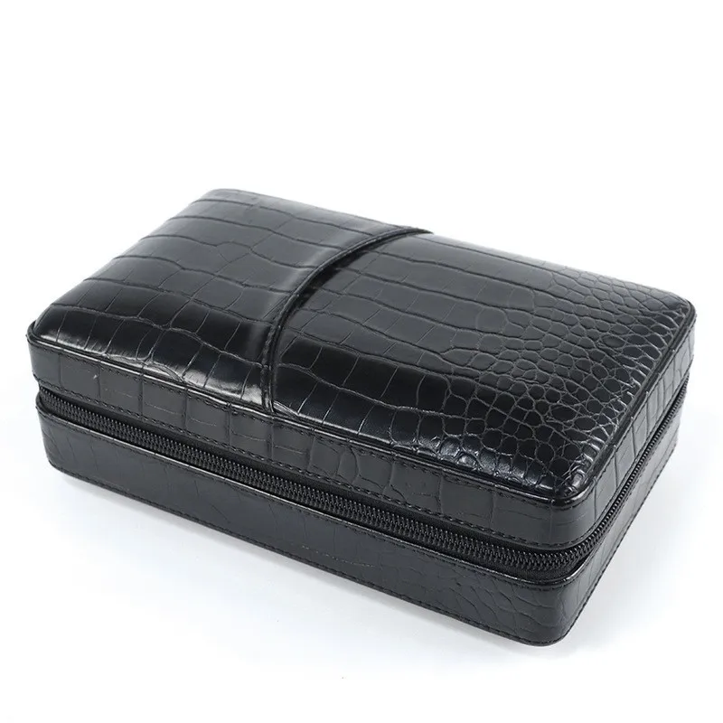Imported cedar is high-end and easy to use. 4 packs of portable storage and moisturizing cigar boxes are in stock by t