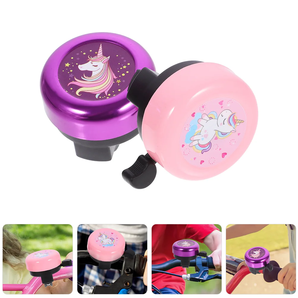 Girls Bike Bell Unicorn Bicycle for Handlebars Adult Scooter Ring Bells Ringer Kids