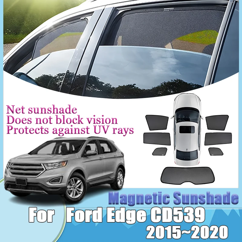 

Для Ford Edge Endura 2th 2015-2020 анти-солнце магнитный солнцезащитный козырек боковое окно защитные козырьки автомобильные антиизоляционные аксессуары