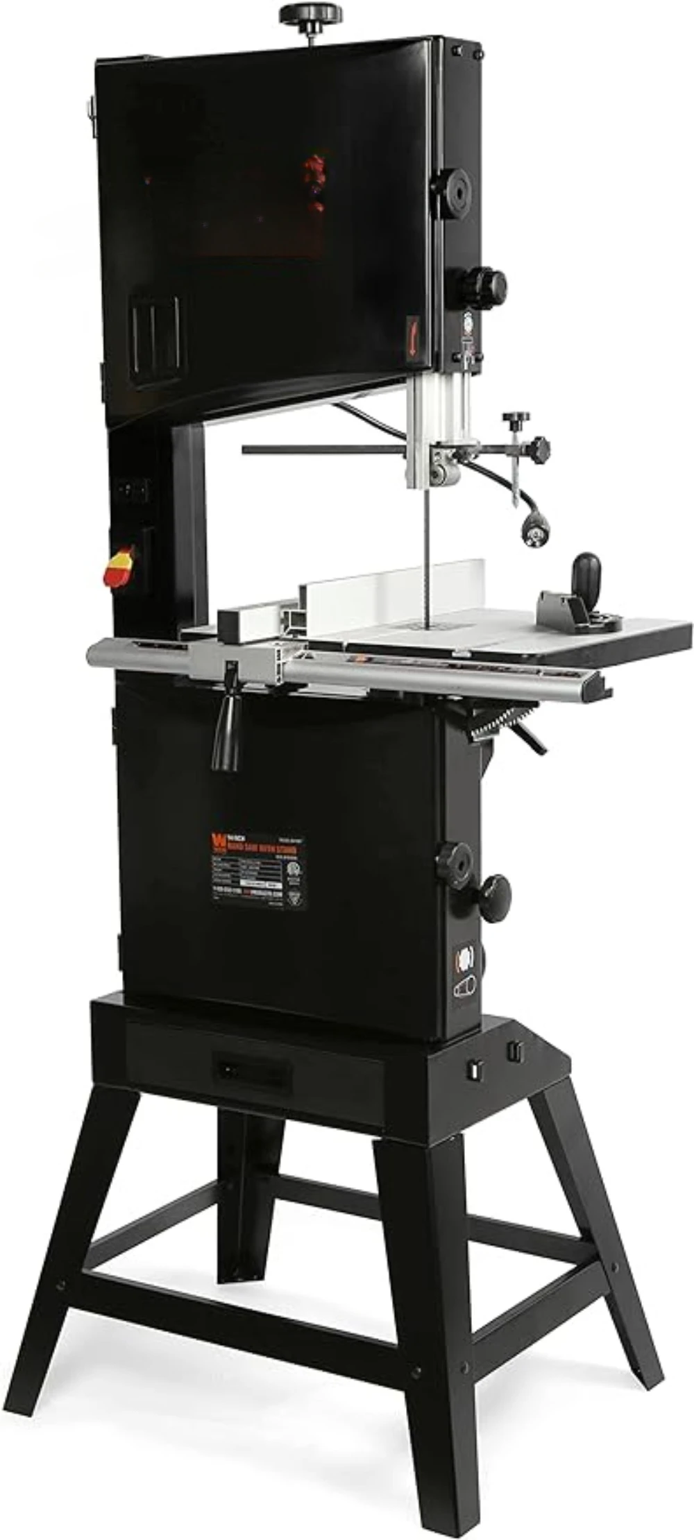 BA1487 Band Saw with Stand  Two-Speed Black 14-Inch  Serra Circular Eletrica Para Madeira