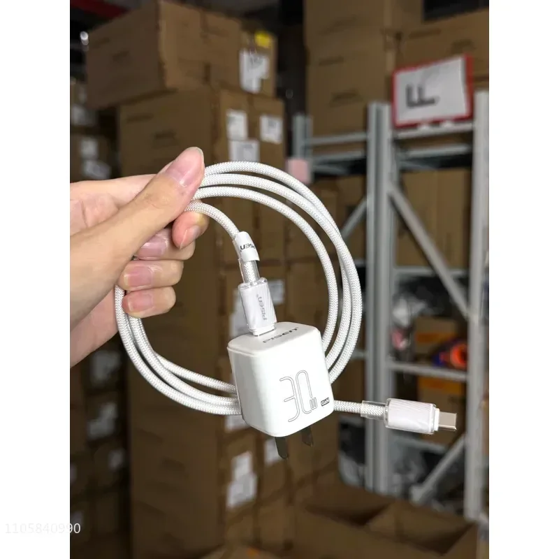 for Pinsheng 30W GaN Charger Dual USB C Fast Charging Compact Wall Adapter with Ice Penetration Technology Portable Power