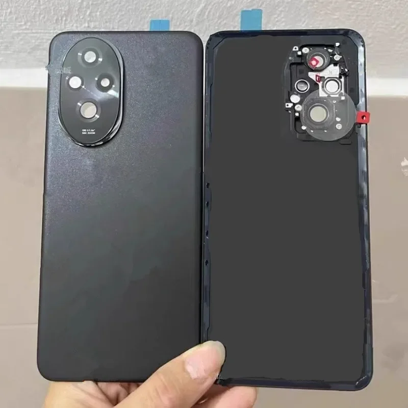 Honor200 Battery Back Cover For Honor 200 Rear Housing Glass Case Replace Phone Repair Spare Parts + Camera Lens