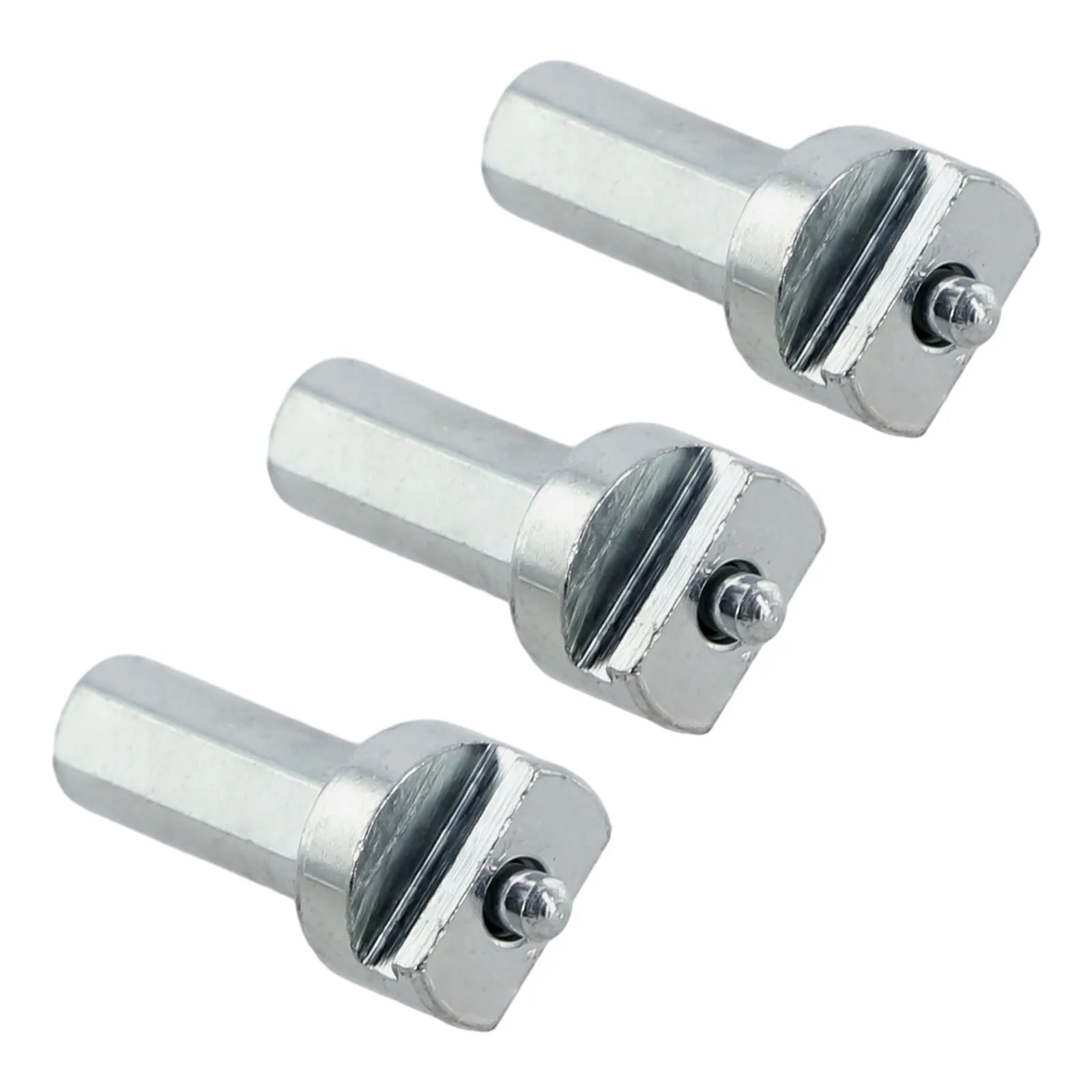 Carbon Steel Connecting Rod Connecting Rod Dredge Cleaner Adapter Galvanized Silver 16mm Diameter 3pcs  Carbon
