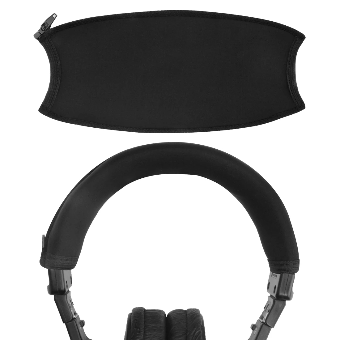 Geekria pałąk etui na Sony MDR V6, MDR V600, MDR V900, MDR Z600, MDR 7506, MDR 7509, słuchawki z pałąkiem na głowę rękaw osłaniający