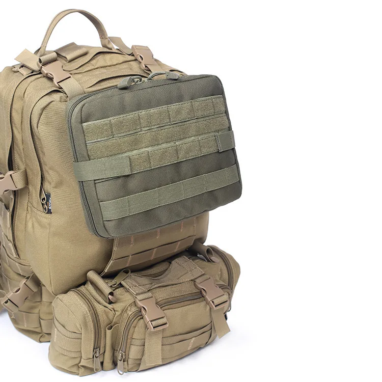 Bolsa Tática Médica Portátil para Uso Externo, Organizador de Cintura MOLLE para Camping, Caminhada, Viagem e Carro