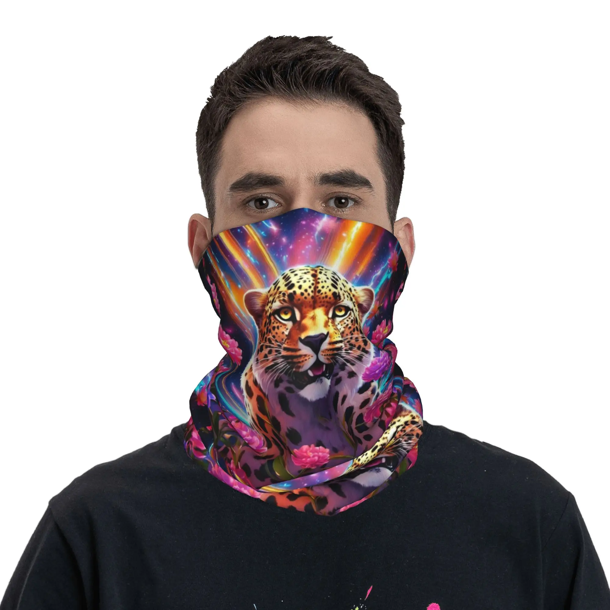 

Wild Tiger 1 Bandana Neck Cover Printed Mask Scarf Headwear Running for Men Women Adult All Season