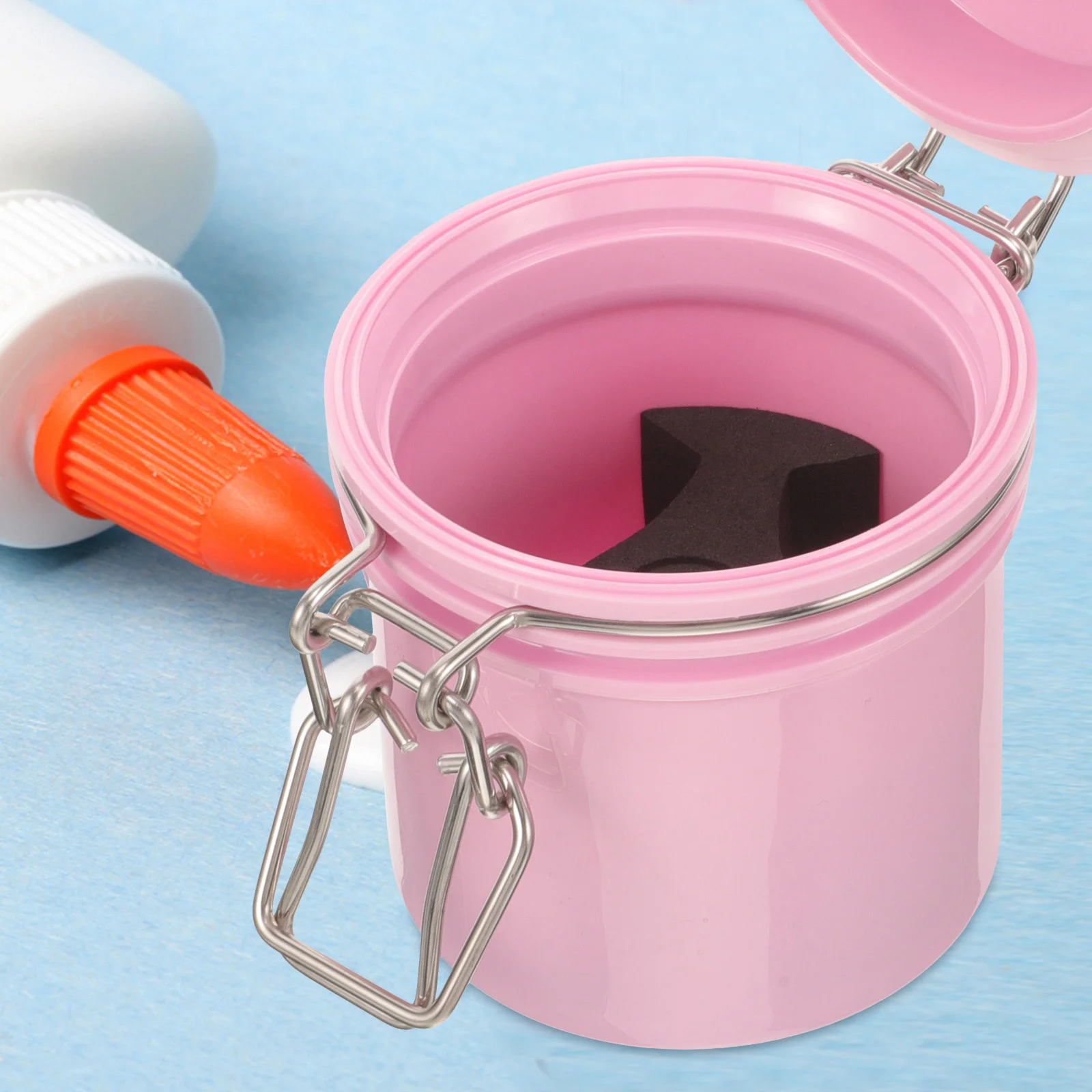 Grote capaciteit wimperlijm opslagpot luchtdichte wimperverlengingscontainer lichtgewicht draagbaar ontwerp voor schoonheidssalon en