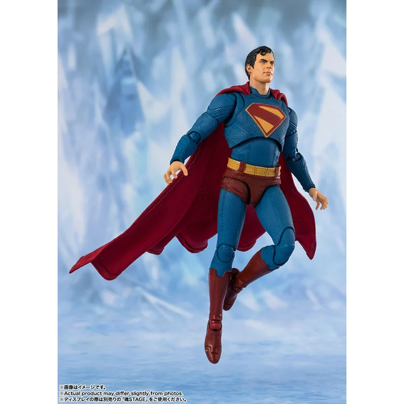 In Stock Original Bandai S.H.Figuarts Superman Comic Hero Action Figure Action Model Collection Toys Gift view 4